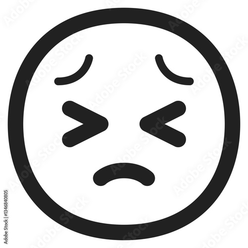 Confounded Face with Frown
