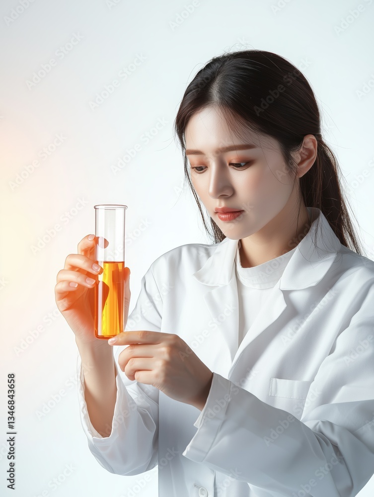 Clean Background Emphasizing Scientist’s Professionalism Clean Background Emphasizing Scientist’s Professionalism