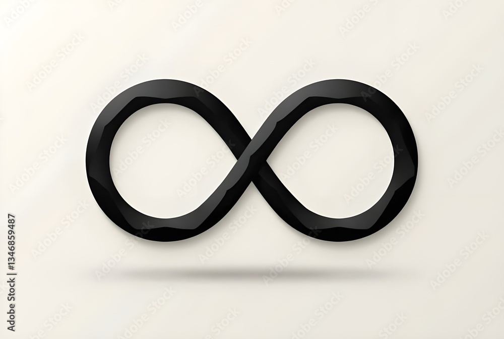 Elegant Black Infinity Sign Icon Vector Design for Timeless Concepts in Graphic Design, Marketing, and Creative Projects - Perfect for Logo Creation and Branding Needs Elegant Black Infinity Sign Icon Vector Design for Timeless Concepts in Graphic Design, Marketing, and Creative Projects - Perfect for Logo Creation and Branding Needs
