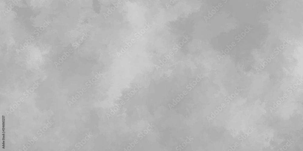 White and gray grunge wall and smoke, cloud texture. gray smoke and fog design texture overlays. hand painted vector on watercolor texture. white paper texture and gray wall background. White and gray grunge wall and smoke, cloud texture. gray smoke and fog design texture overlays. hand painted vector on watercolor texture. white paper texture and gray wall background.