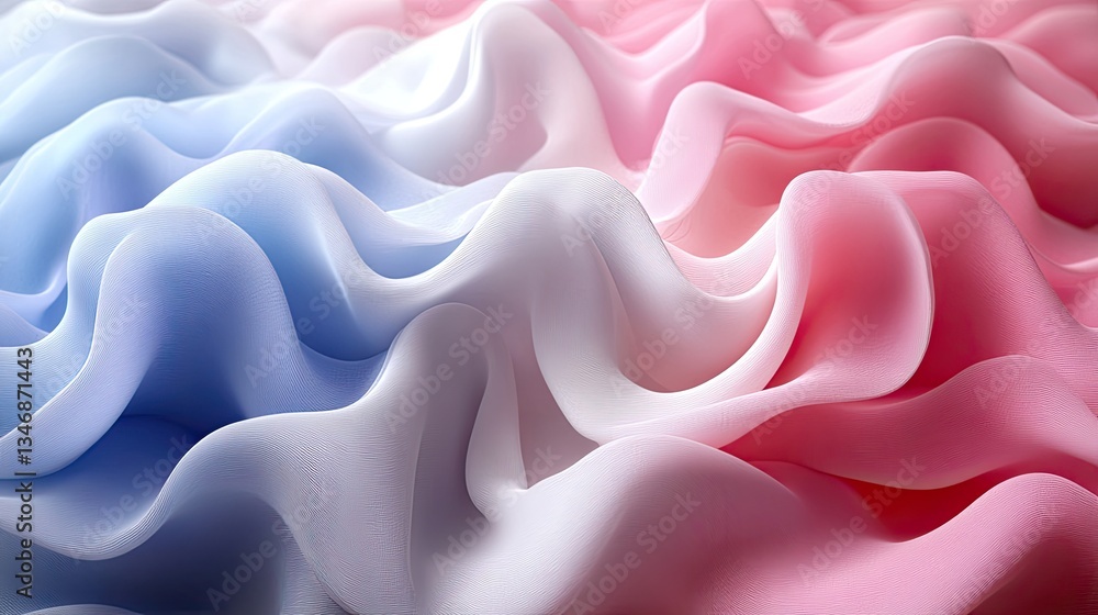 Obraz premium Abstract pastel waves texture background design