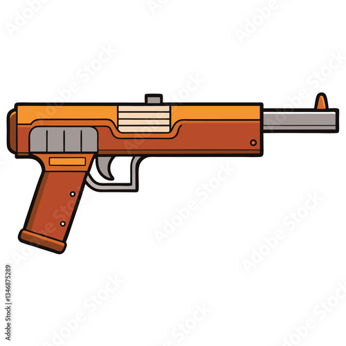 Rossi Circuit Judge gun , police weapon vector design, military vector design illustration.