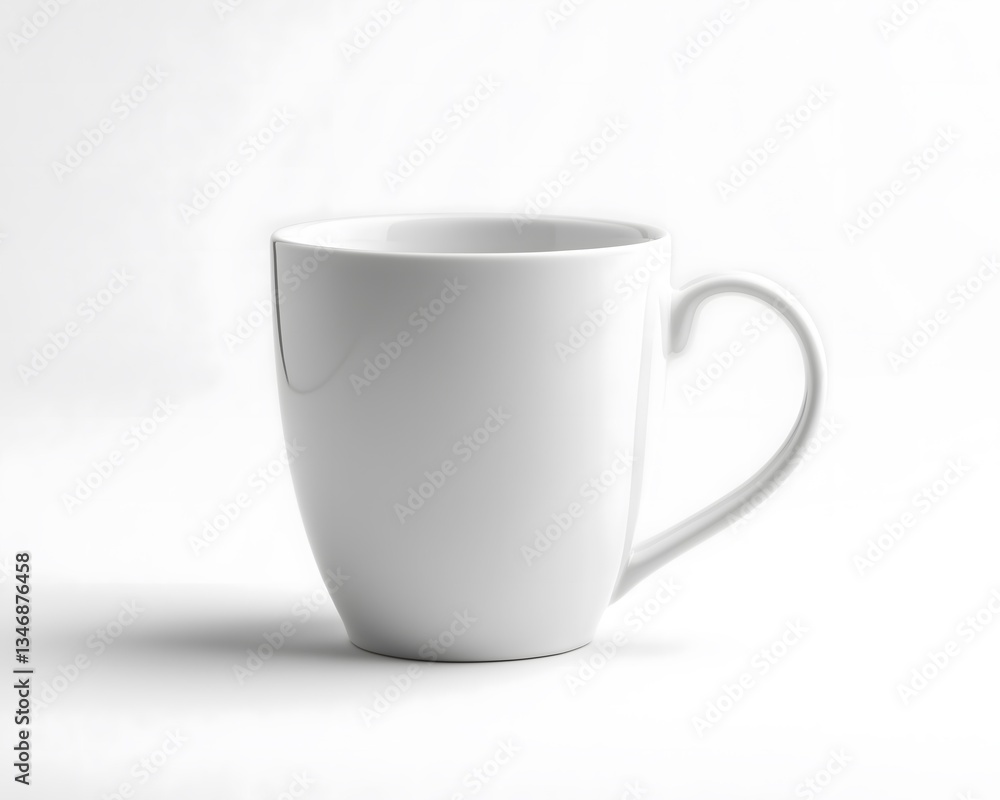 Fototapeta premium White Ceramic Mug