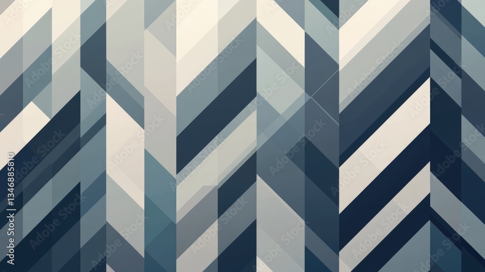 Abstract geometric pattern featuring chevron shapes in varying shades of blue and gray, suitable for modern design Abstract geometric pattern featuring chevron shapes in varying shades of blue and gray, suitable for modern design