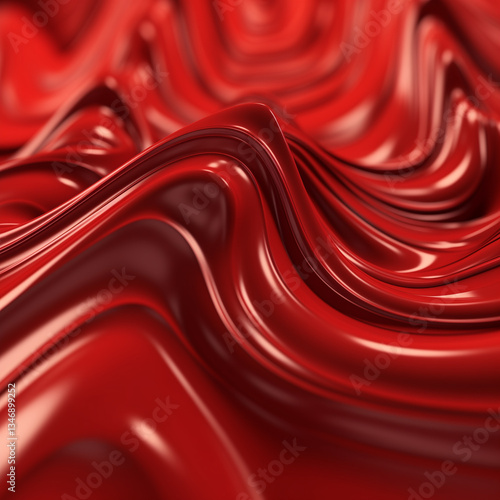 red silk background