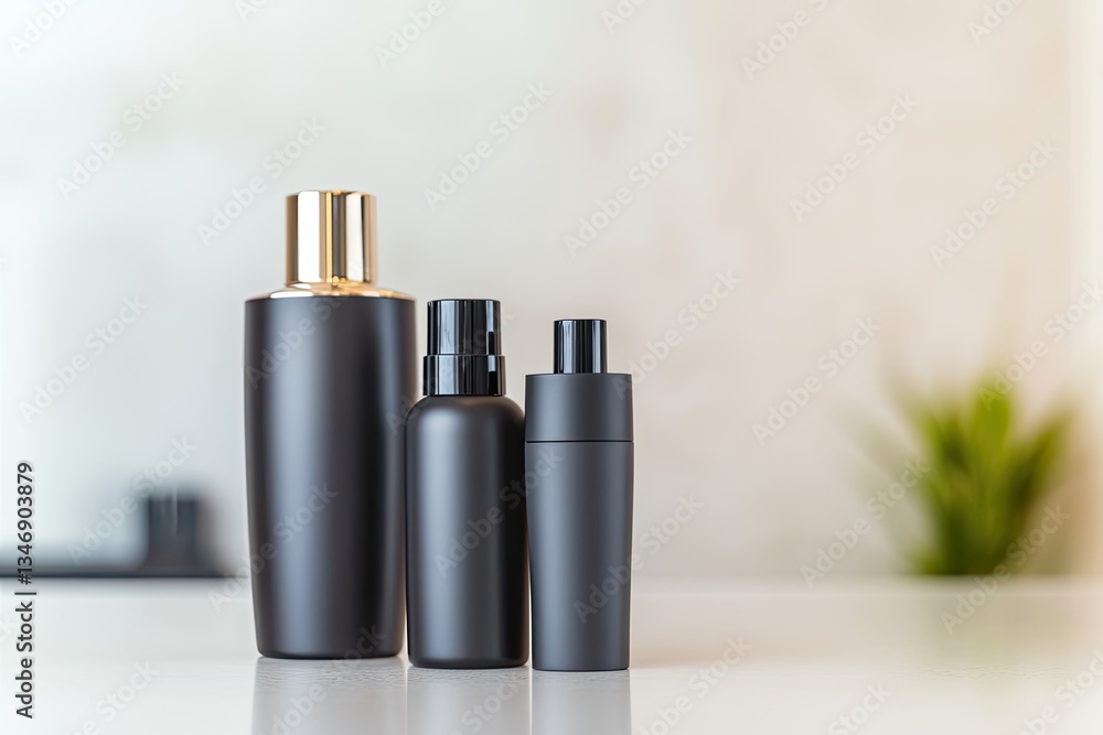 luxurious salon setting featuring pristine styling tools and sleek hair products artfully arranged on immaculate countertop luxurious salon setting featuring pristine styling tools and sleek hair products artfully arranged on immaculate countertop