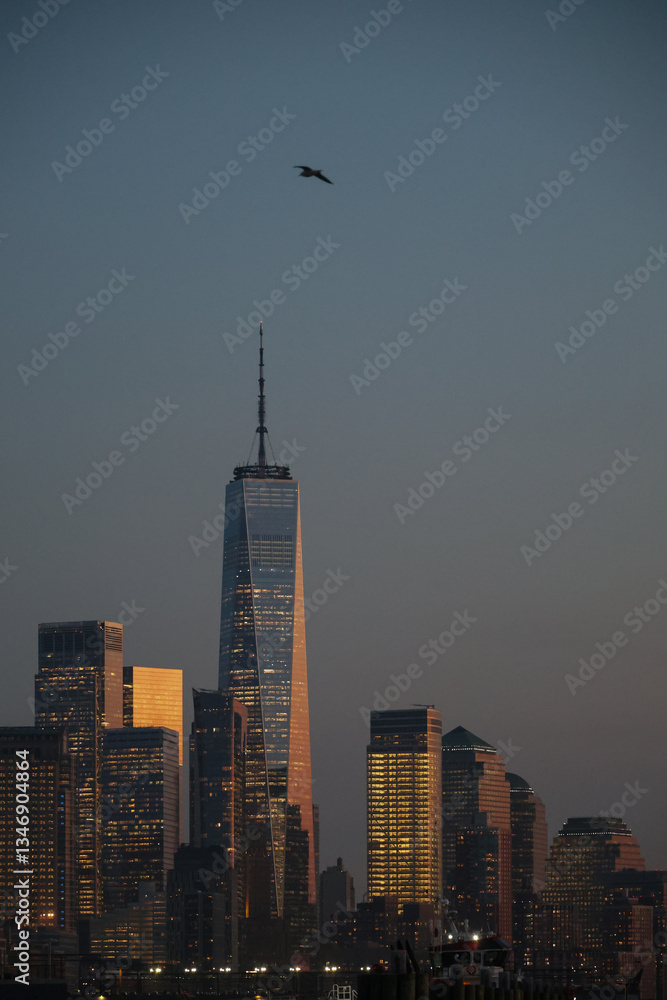 Obraz premium Sunset in NYC