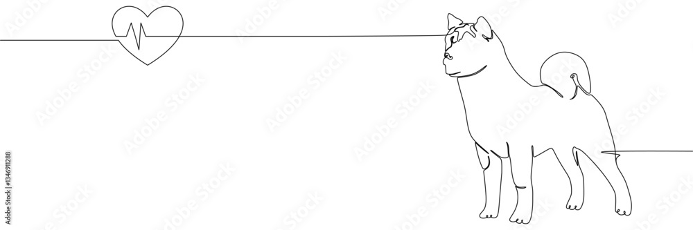 dog line art of illustration background for a pet day dog line art of illustration background for a pet day