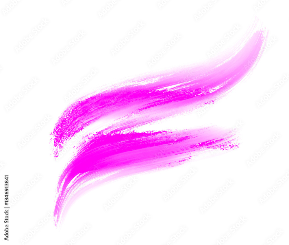 Abstract Hand Drawn Watercolor Pastel Brush Strokes.