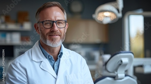 Friendly dentist portrait