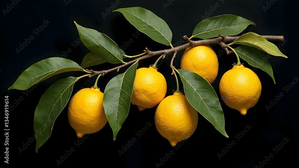 Obraz premium lemons on tree