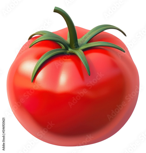 PNG Vibrant ripe tomato illustration