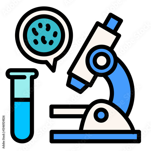 Pathology Laboratory  Icon Element For Design	