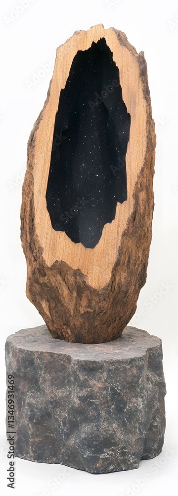 A podium carved from a fallen meteorite, pulsing with extraterrestrial energy.