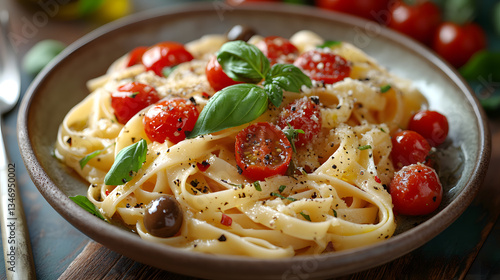 Ultra-realistic image of healthy food and sustainable lifestyle, including vegan meals, urban gardens, eco-friendly markets, sushi, and environmental activities.