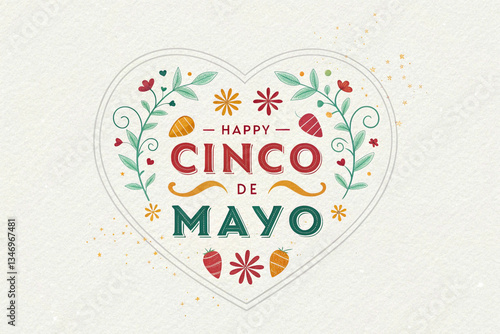 happy cinco de mayo background design banner template