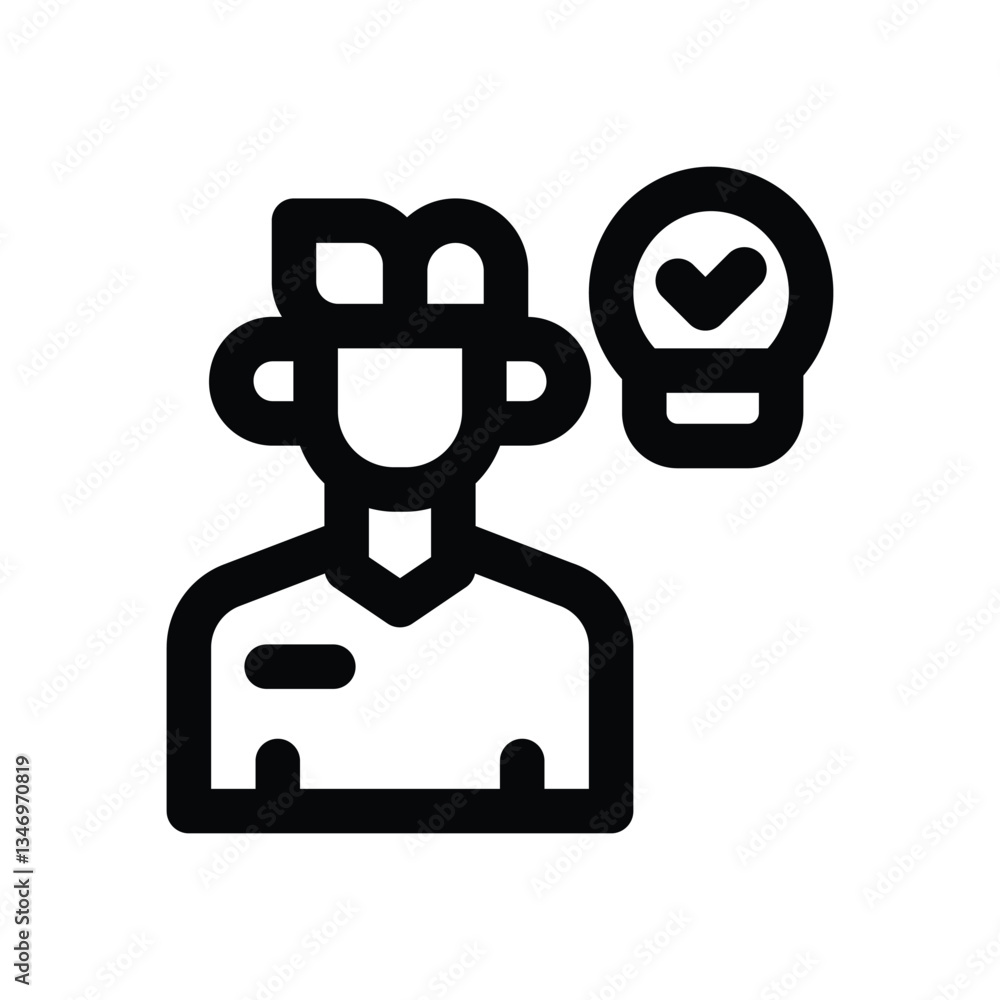 personal branding line icon. Clean and minimalist vector icon for websites, mobile apps, presentations, and logos. Fully scalable and customizable for any project. personal branding line icon. Clean and minimalist vector icon for websites, mobile apps, presentations, and logos. Fully scalable and customizable for any project.