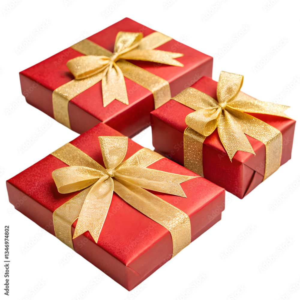 Obraz premium red gift box