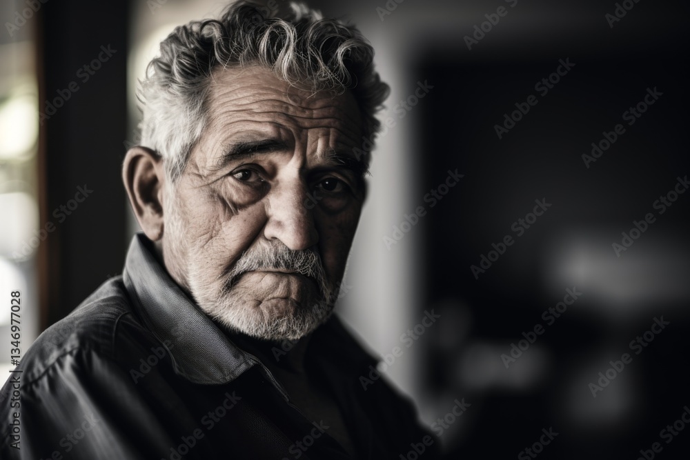 Portrait of a Hispanic elderly man in nursing home Portrait of a Hispanic elderly man in nursing home