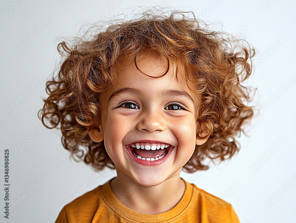 Happy curly-haired child laughing with glowing joy and expressive decor showcasing childhood innocence positive energy pure happiness and vibrant enthusiasm in a warm and cheerful atmosphere
Happy curly-haired child laughing with glowing joy and expressive decor showcasing childhood innocence positive energy pure happiness and vibrant enthusiasm in a warm and cheerful atmosphere