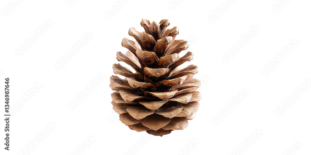 Pine Cone. Symbol Of Nature, Growth, And Seasonal Change Isolated On Transparent Background Pine Cone. Symbol Of Nature, Growth, And Seasonal Change Isolated On Transparent Background