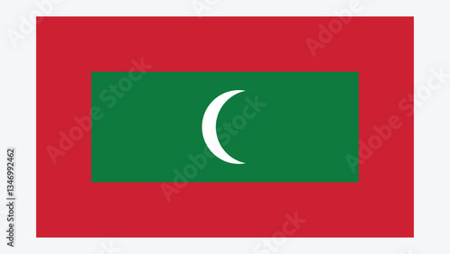Free Download MALDIVES Flag with Original color - GFXLoad