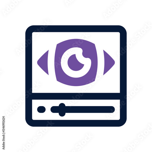 viewer dual tone icon. Sleek and modern vector icon for websites, mobile apps, marketing materials, and corporate design. Fully scalable and ready to use.