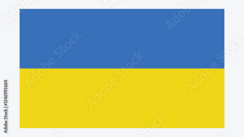 UKRAINE Flag with Original color