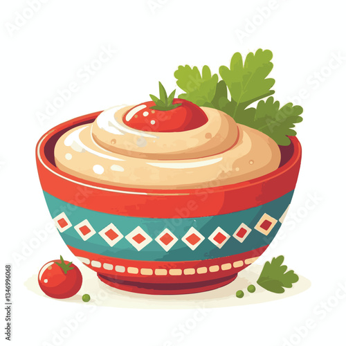 food, eggplant, cuisine, arabic, traditional, appetizer, vegetarian, dip, hummus, babaganoush, turkish, lebanese, vegetable, mediterranean, ganoush, parsley, healthy, snack, arabian, greek, baba, back