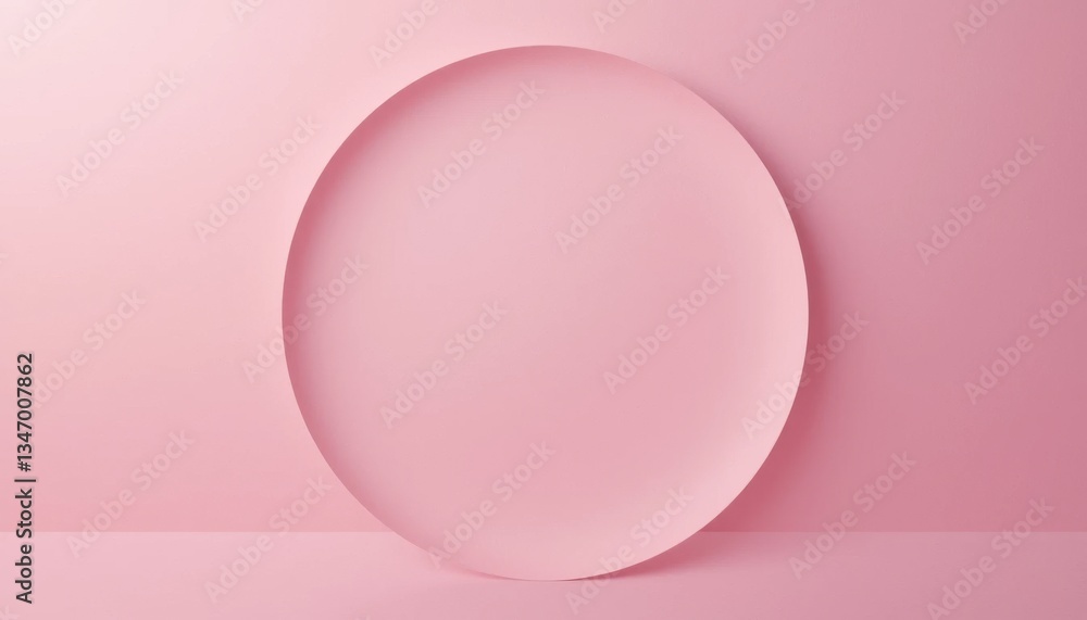 Minimalist Pink Circular Background, Soft Design Element, Graphic, Modern Aesthetic, Inviting Atmosphere Minimalist Pink Circular Background, Soft Design Element, Graphic, Modern Aesthetic, Inviting Atmosphere