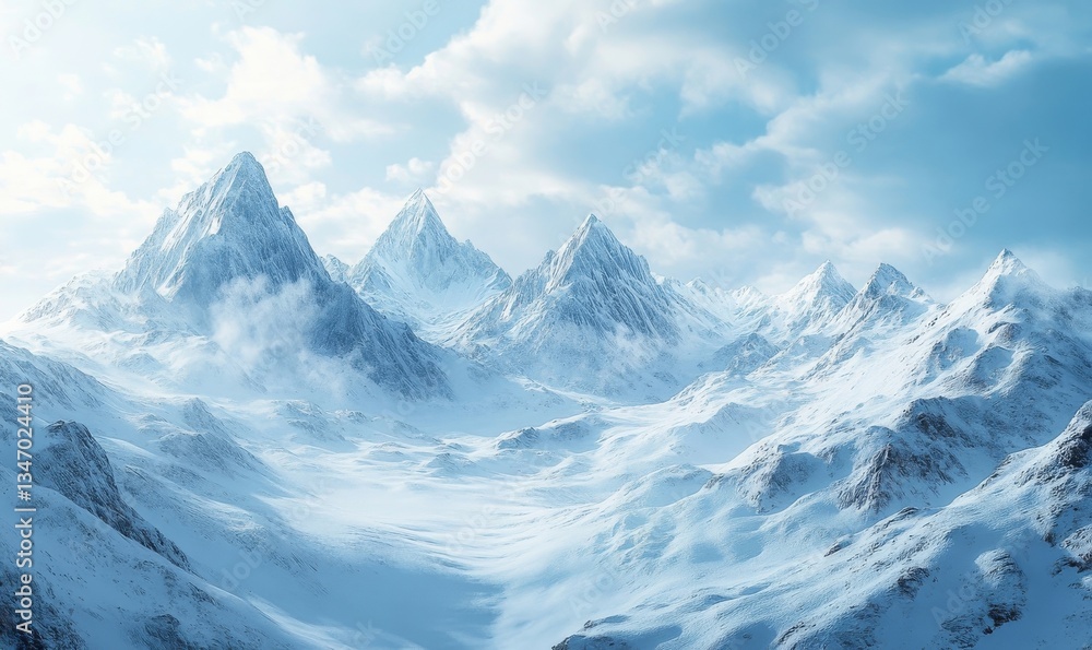 Obraz premium swiss alps mountains