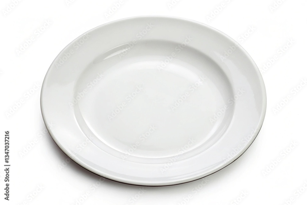 white plate isolated on white white plate isolated on white