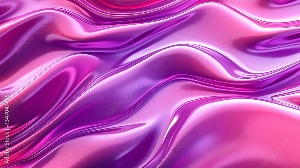 Fototapeta premium AbstractArt Abstract Purple Moment Vibrant Pink Glossy