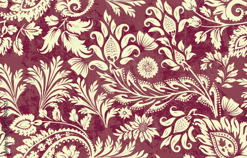  Ethnic Motifs Ikat floral paisley embroidery floral. ikat Saree Sarong oriental pattern traditional.Ikat embroidery style abstract embroidery design for texture,fabric,clothing,wrapping,decoration
