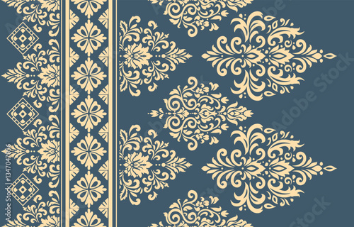 Ethnic Motifs Ikat floral paisley embroidery floral. ikat Saree Sarong oriental pattern traditional.Ikat embroidery style abstract embroidery design for texture,fabric,clothing,wrapping,decoration