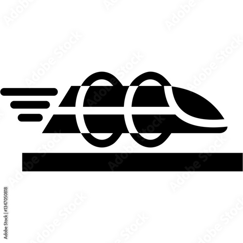 Hyperloop Transport Icon