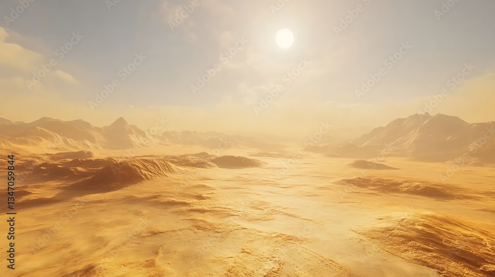 Breathtaking desert expanse with rolling sand dunes and soft sunlight high resolution wallpaper Breathtaking desert expanse with rolling sand dunes and soft sunlight high resolution wallpaper