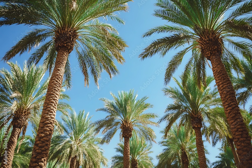 custom made wallpaper toronto digitalpeaceful unity of palm groves and a haven stirs a feel of wonder as it reflects calm shelter from blazing desert heat and deep bond between these grand trees and life’s support  
