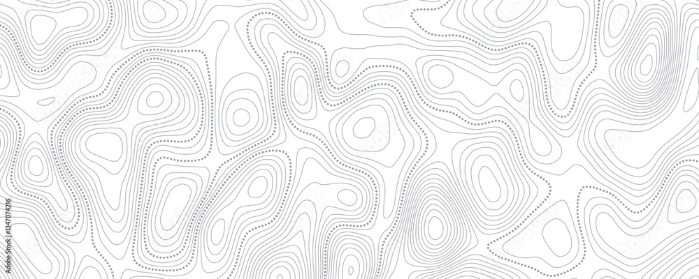 Abstract wavy topographic line background. Seamless pattern and banner design. Modern and dynamic feel to topographic mapping vector illustration. Abstract wavy topographic line background. Seamless pattern and banner design. Modern and dynamic feel to topographic mapping vector illustration.