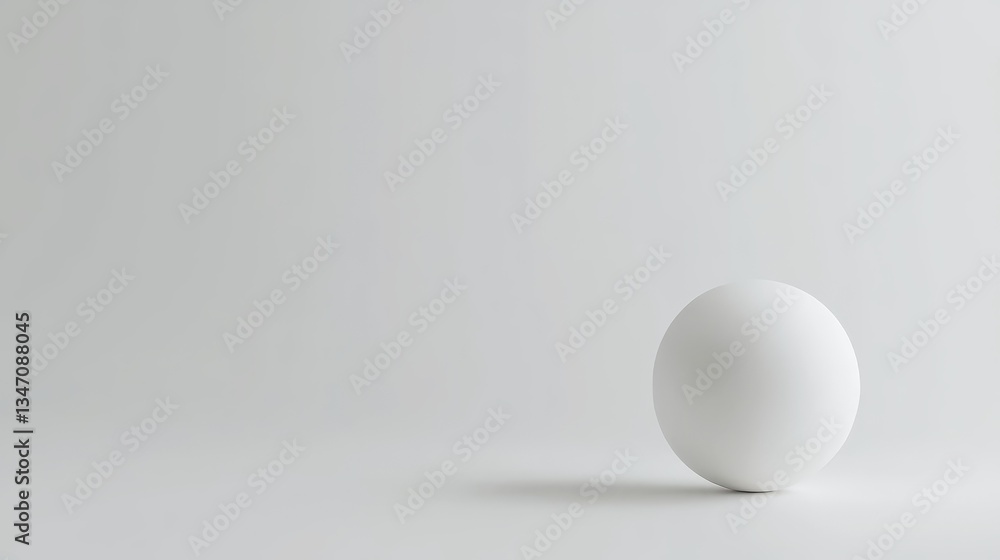 Single egg on white background, a simple still life photography single Single egg on white background, a simple still life photography single