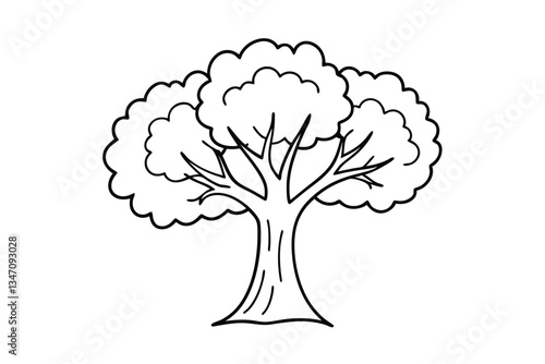 vector illustration of a tree