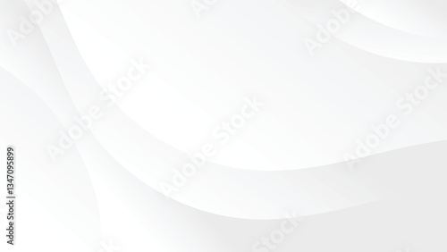 abstract white background with flow of lines
