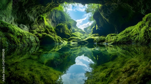 Mirror Lake in a Hidden Forest 