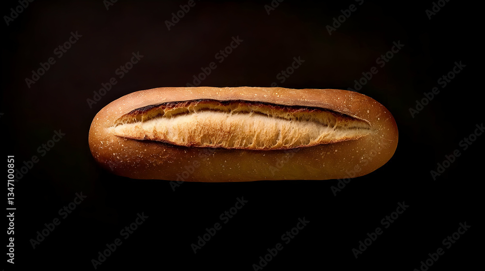 Close Up Of A Single Loaf Of Bread Close Up Of A Single Loaf Of Bread