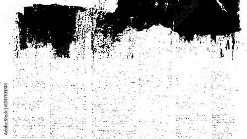 Vector newspaper paper grunge texture. Vector white and black newspaper paper grunge texture. Newspaper with old grunge vintage unreadable paper texture background.	