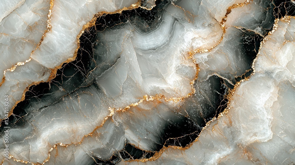 Abstract marble texture Black, white, grey & gold veining. Elegant stone look Abstract marble texture Black, white, grey & gold veining. Elegant stone look