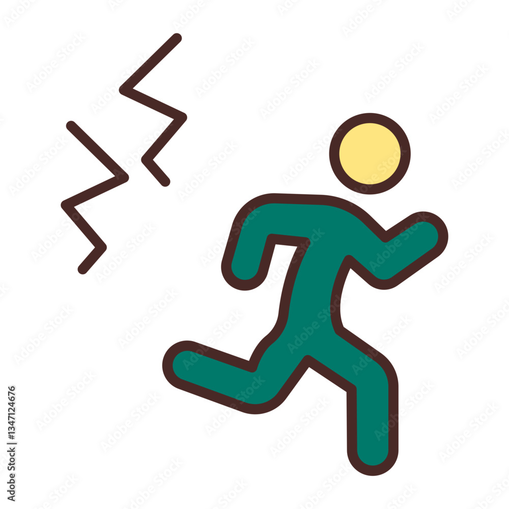 Evacuate Icon Design Evacuate Icon Design