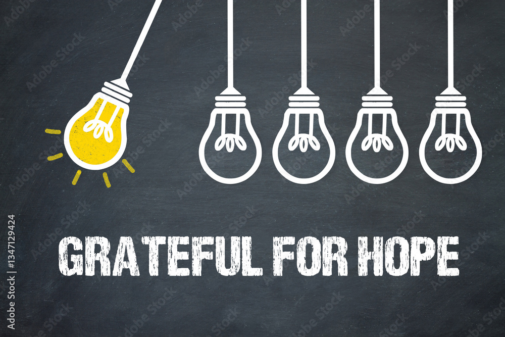 Fototapeta premium Grateful for Hope 