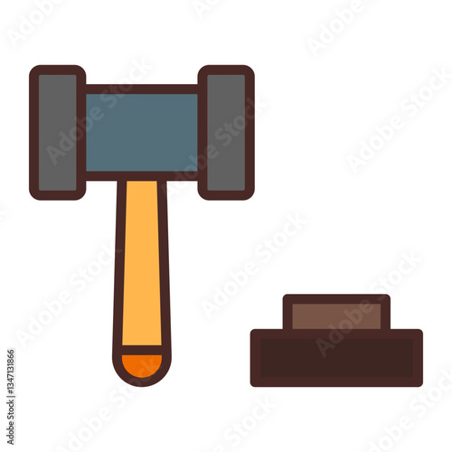 Auction Vector Icon Design