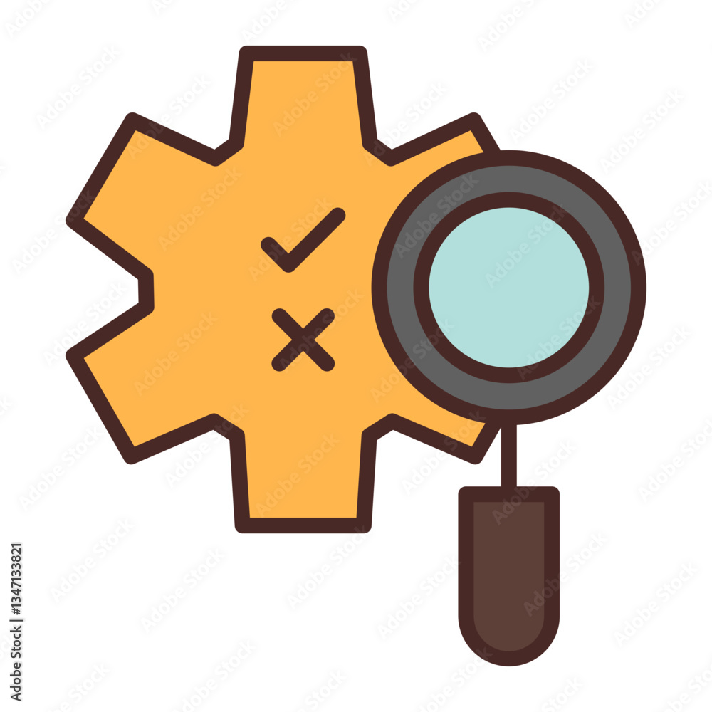Boolean Search Vector Icon Design Boolean Search Vector Icon Design